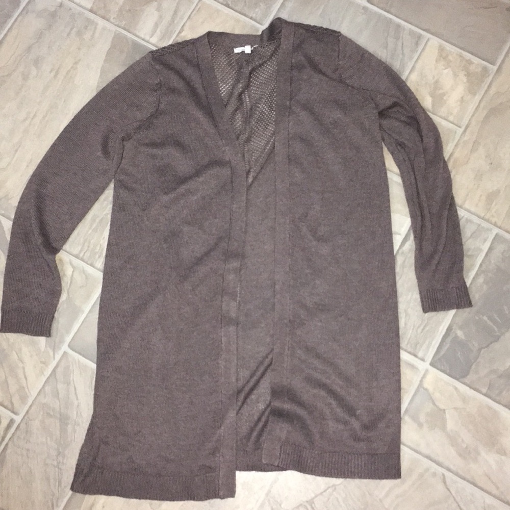 Maurice’s pointelle open front duster cardigan